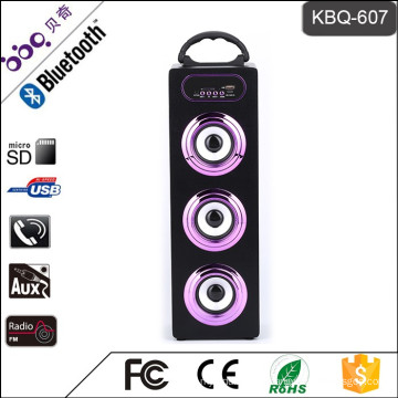 KBQ-607 3" inch 15W 1200mAh Loud Woofer Speaker With Bluetooth